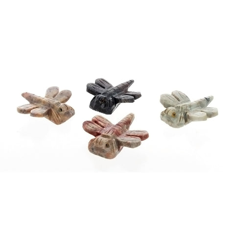 ANIMAL DRAGONFLY SOAPSTONE CARVING (3)