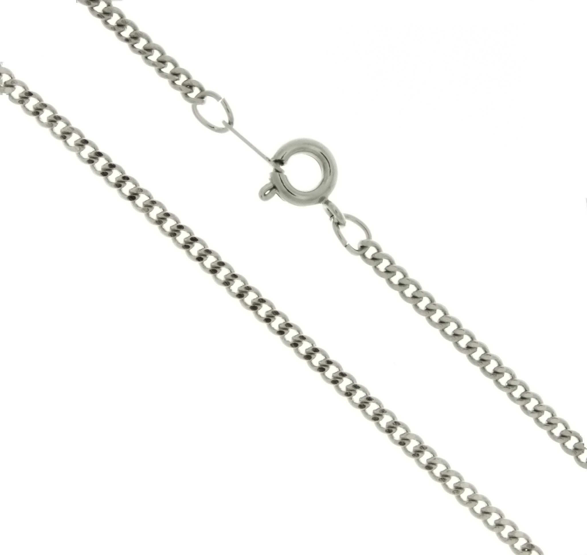 CHAIN NECKLACE CURB SILVER 2.4 MM X 24 IN (DOZ)
