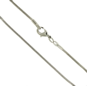 CHAIN NECKLACE SNAKE SILVER 1.9 MM X 18 IN (DOZ)