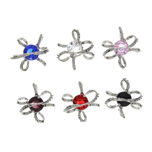 CUBIC ZIRCONIA WRAP 18 X 20 MM PENDANT