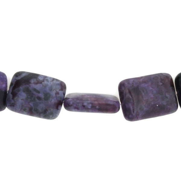 JASPER SUGILITE RECTANGLE 9 X 14 MM STRAND