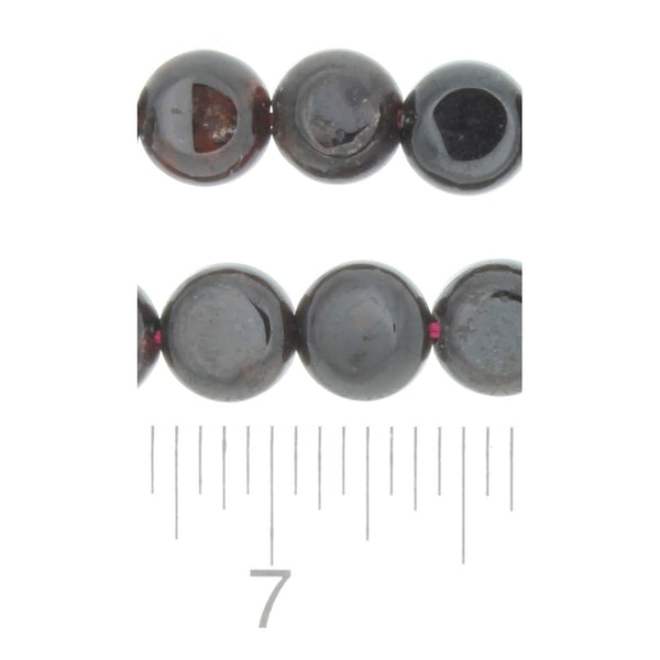 GARNET ANDRADITE COIN 9 MM STRAND