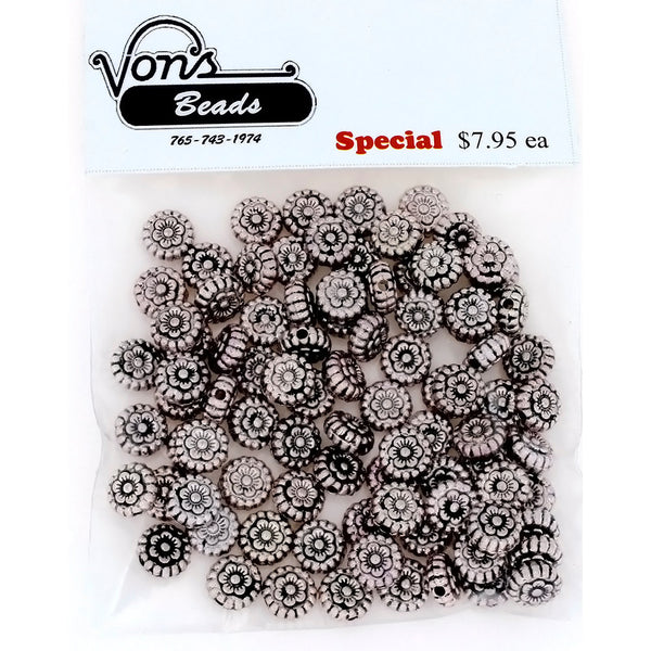 BEAD NATURE FLOWER 4 X 9 MM