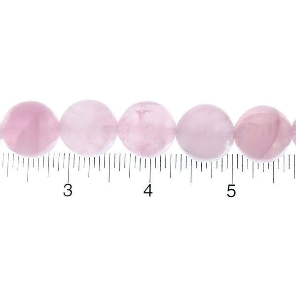 QUARTZ ROSE ROUND 18 MM STRAND