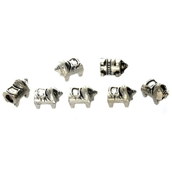 BEAD ANIMAL PIG 10 X 13 MM