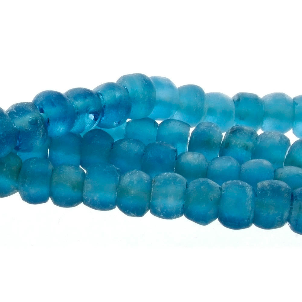 BALI RECYCLED RONDELLE 8 X 12 MM STRAND